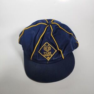Vintage‎ Cub Scout Short Brim Fitted Hat Cap Boy  Boy Scouts America